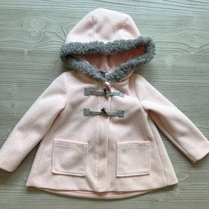 Tahari Hooded Pea Coat for Kids (Size 2T)